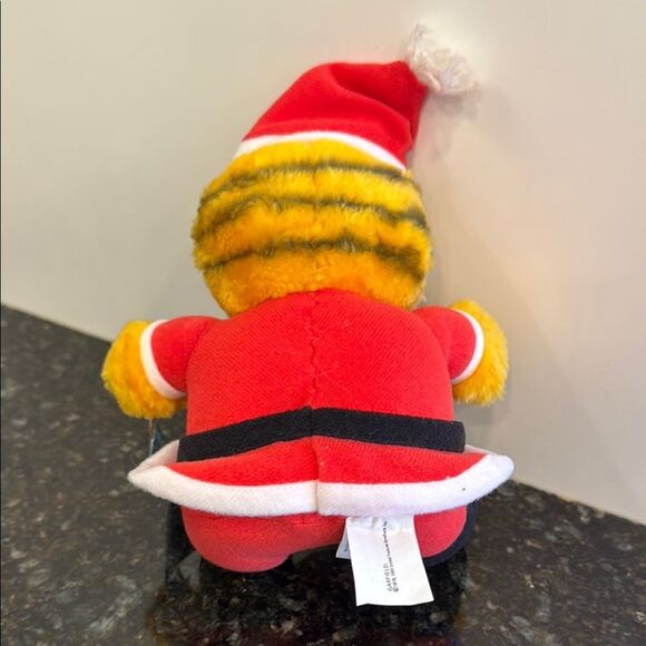 RARE Vintage Garfield Santa 1983 McDonalds Christmas Plush Stuffy 8”With Tags - Picture 5 of 9
